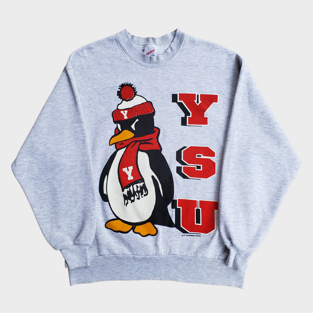 Vintage 90s Youngstown State University Penguins Creweneck