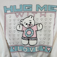 Load image into Gallery viewer, 90s Hug Me With Love Puff Print Crewneck (S)
