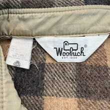 Load image into Gallery viewer, 80s Woolrich Brown Beige Wool-Blend Plaid Shirt (XL)
